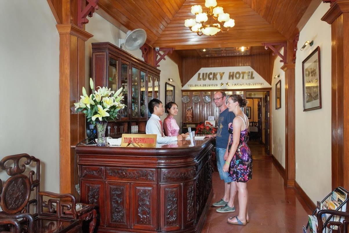 Lucky Central Hotel & Travel Hanoi Exterior foto